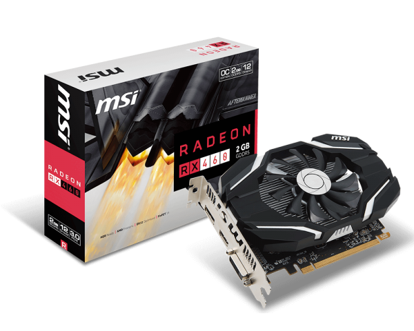 VGA MSI AMD Radeon™ RX 460 2G OC GDDDR5 (RX 460 2G OC) 518EL